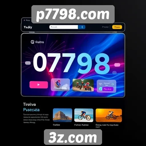 Interface do usuário do p7798.com analisada